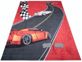 Dywan dziecięcy tor wyścigowy z samochodami