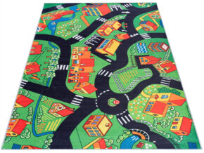 Dywan dziecięcy z drogami do zabawy